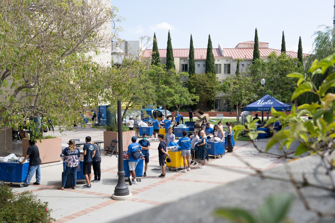 Campus comes alive as Bruins move in UCLA